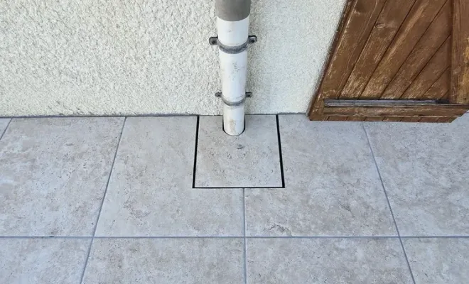 Réfection d'une terrasse en carrelage grès cérame à Chambéry, Chambéry, ANTHONY FONTAINE PAYSAGISTE