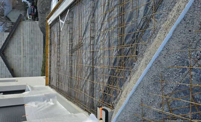 Une dalle béton pour une terrasse à la chapelle blanche, Chambéry, ANTHONY FONTAINE PAYSAGISTE