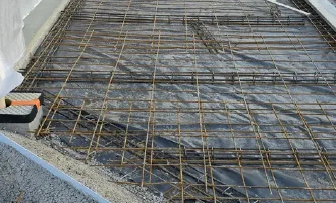 Une dalle béton pour une terrasse à la chapelle blanche, Chambéry, ANTHONY FONTAINE PAYSAGISTE